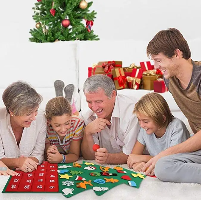 felt advent calendar