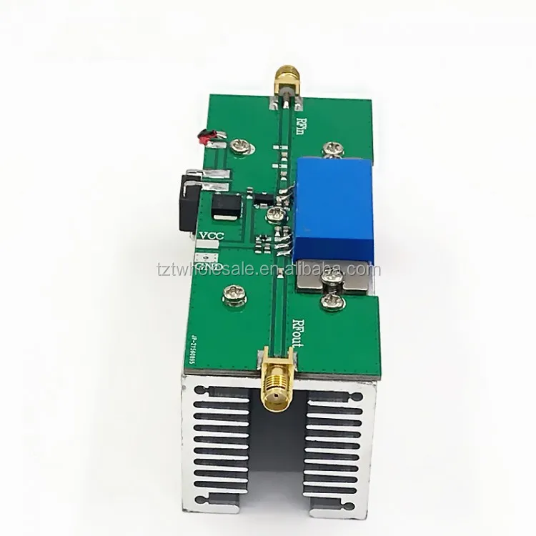 RF Power Amplifier 915MHz 18W RF Power Amp with Heat Sink for Ham Radio thz 
