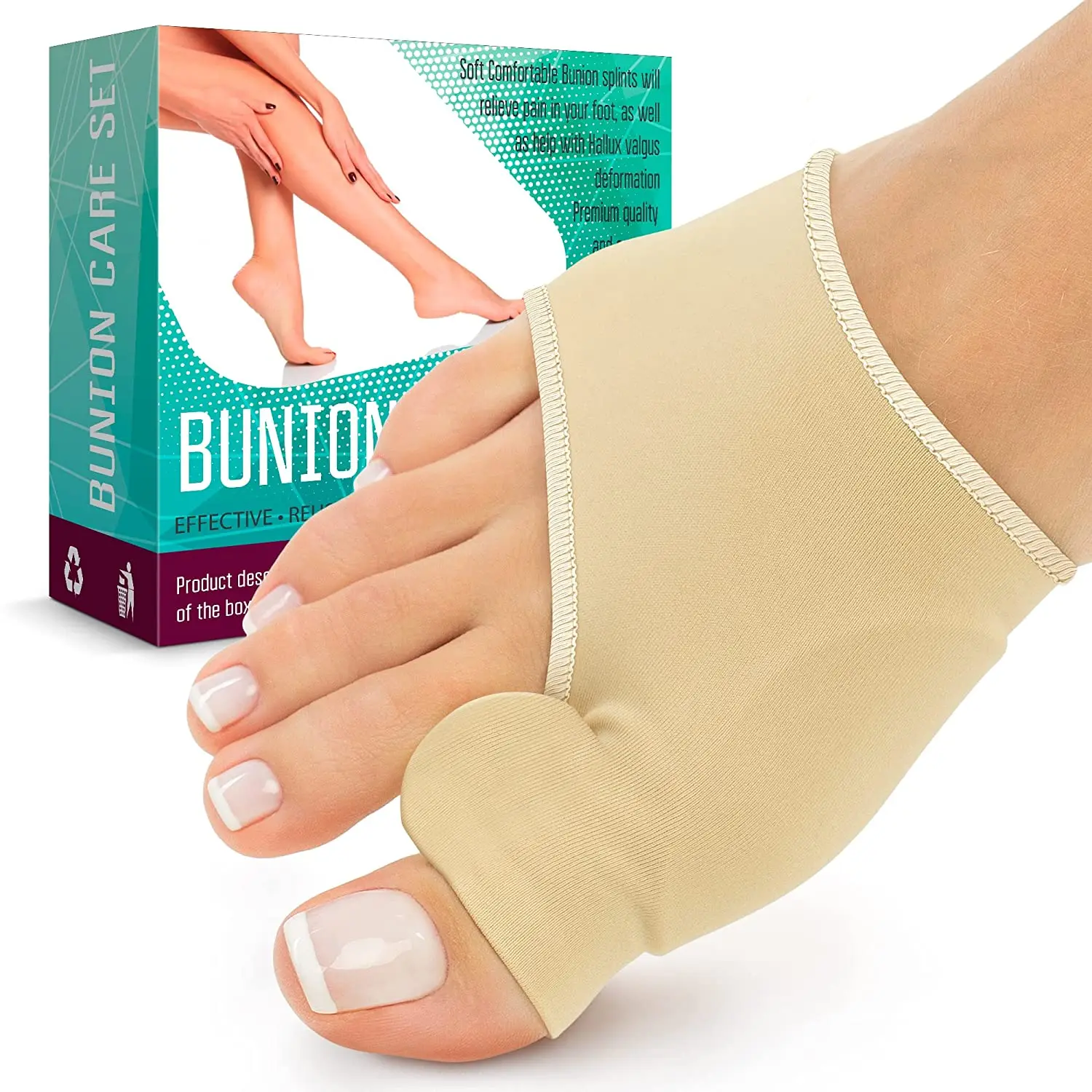 Bunion Corrector Hallux Valgus Pain Relief Bunion Sleeve Orthopedic Nonslip Bunion Relief