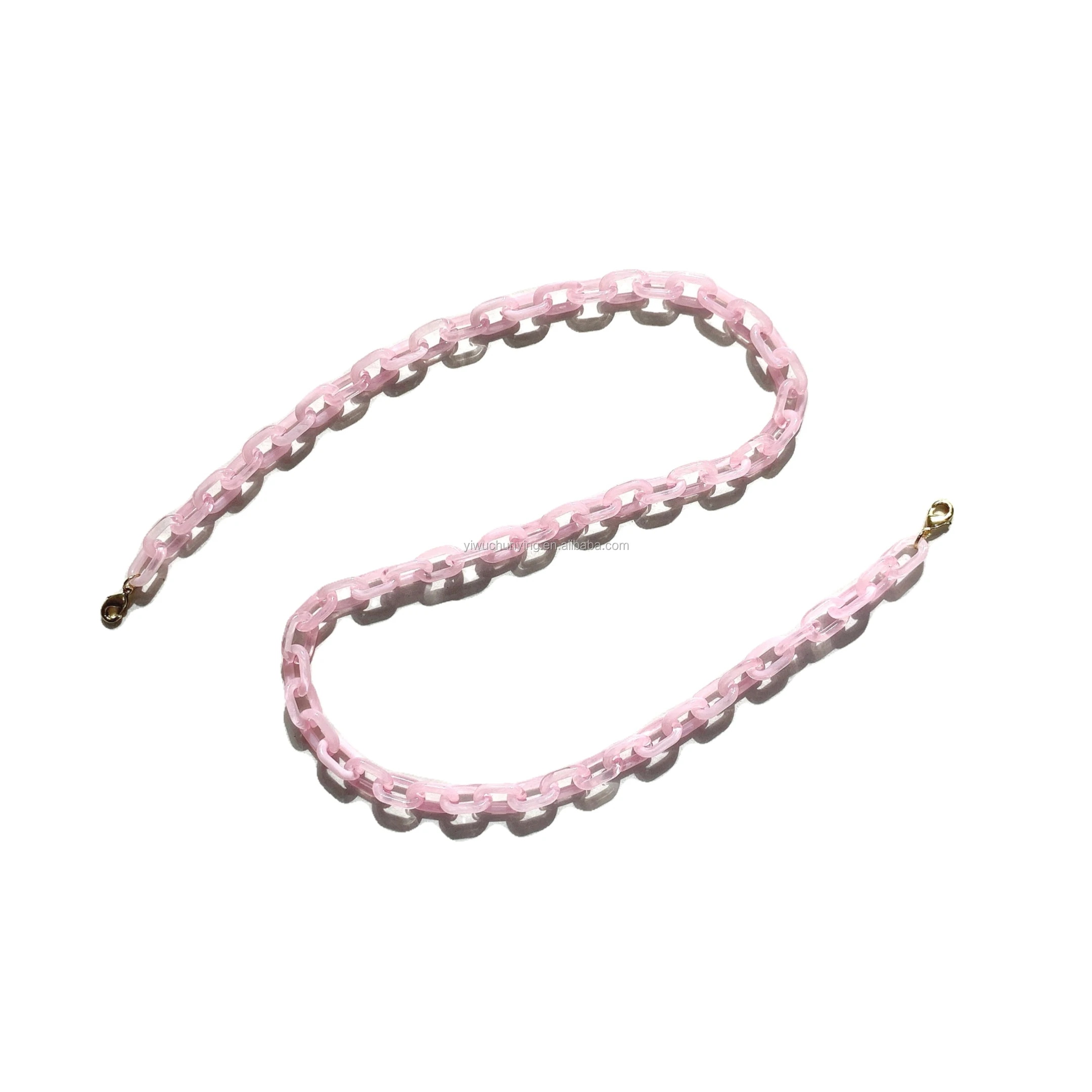 Fancy Acetate Eyewear Eyeglass Chains Big Flat String Chunky Glasses