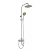 Modern brass bathroom green color china shower column sets export