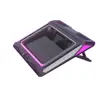 Newest Innovative sealed booster gaming laptop cooling pad for 14-17 inch laptop dustproof seven-color lighting notebook cooler