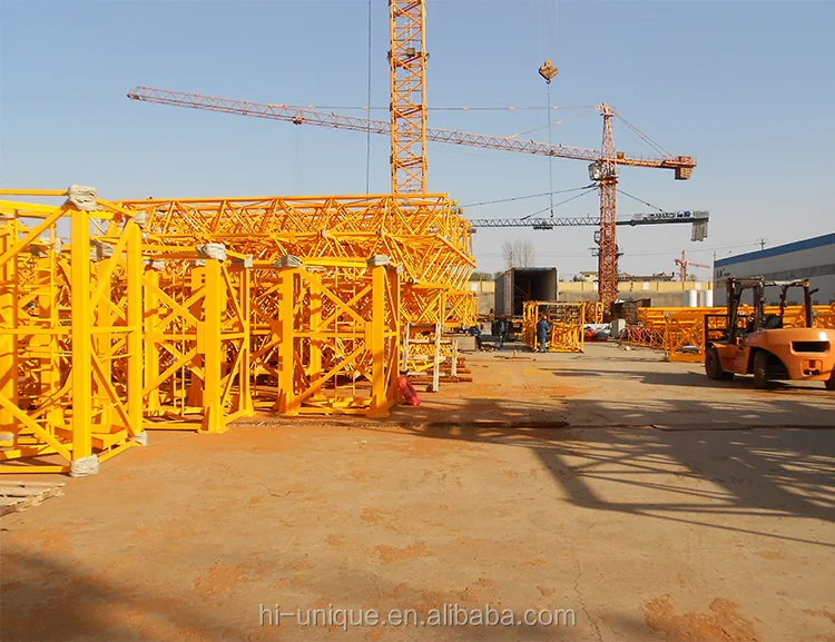large construction tower crane