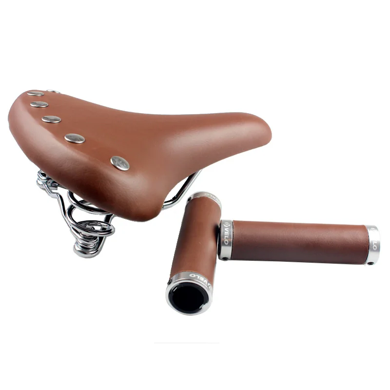 leather bike seat