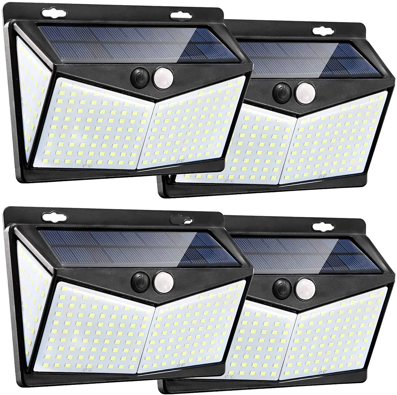 DIFUL Led Solar Light Outdoor Warm White 208 CE Certification Garden Wall Street Solar Energy Night Lights Wholesale