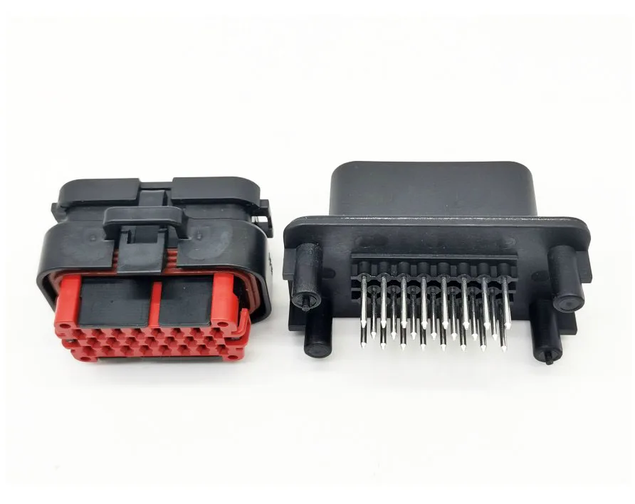 Connecteur ECU étanche 23 Broches 770680-1 - Boîtier Femelle Avec Bornes - Pour Faisceau Moteur Automobile, Réparation Et Tuning