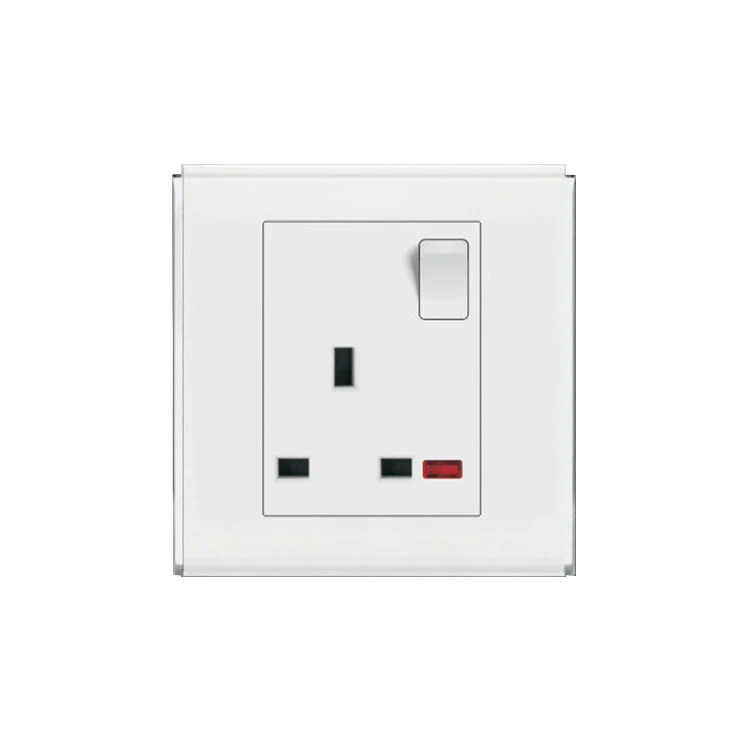 Single/double 13a Electrical Socket,13amp Uk Wall Switched Socket Made ...