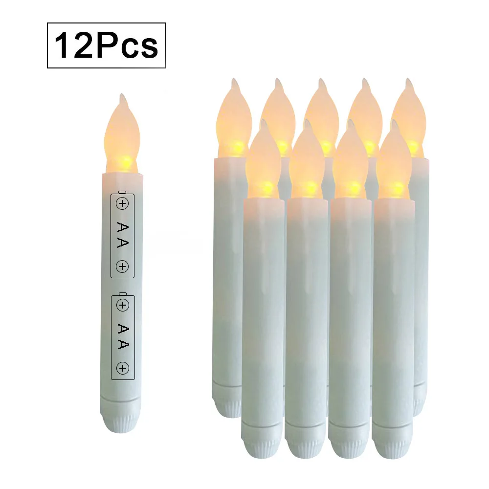 Wholesale white candle led lights holder tea light candles for decoration