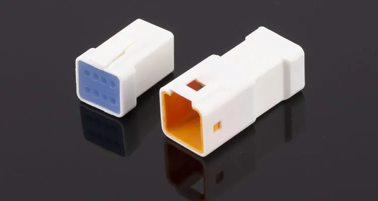汽车线束汽车端子连接器 8pin 2.0毫米脚防水 jst 端子电线连接器