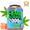 Natural Organic Pure Hemp Extract Gummies for Pain, Anxiety & Stress Relief, Sleep, Calm & Immune Support - Rich Omega 3, 6, 9