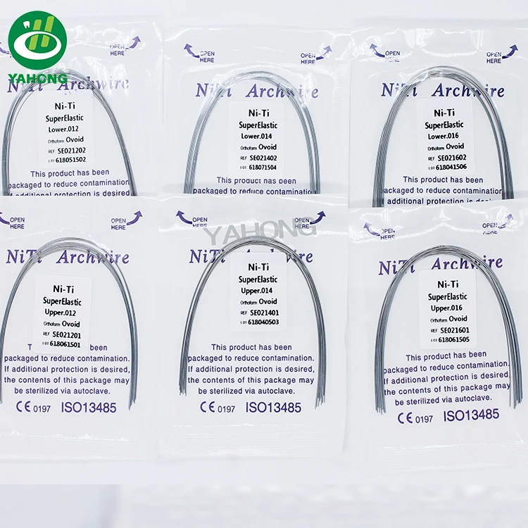 Dental Product Niti Orthodontic Arch Wire Flexible Dental Round