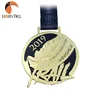 Custom Cheap Metal Die Casting Round Medal with Print Logo
