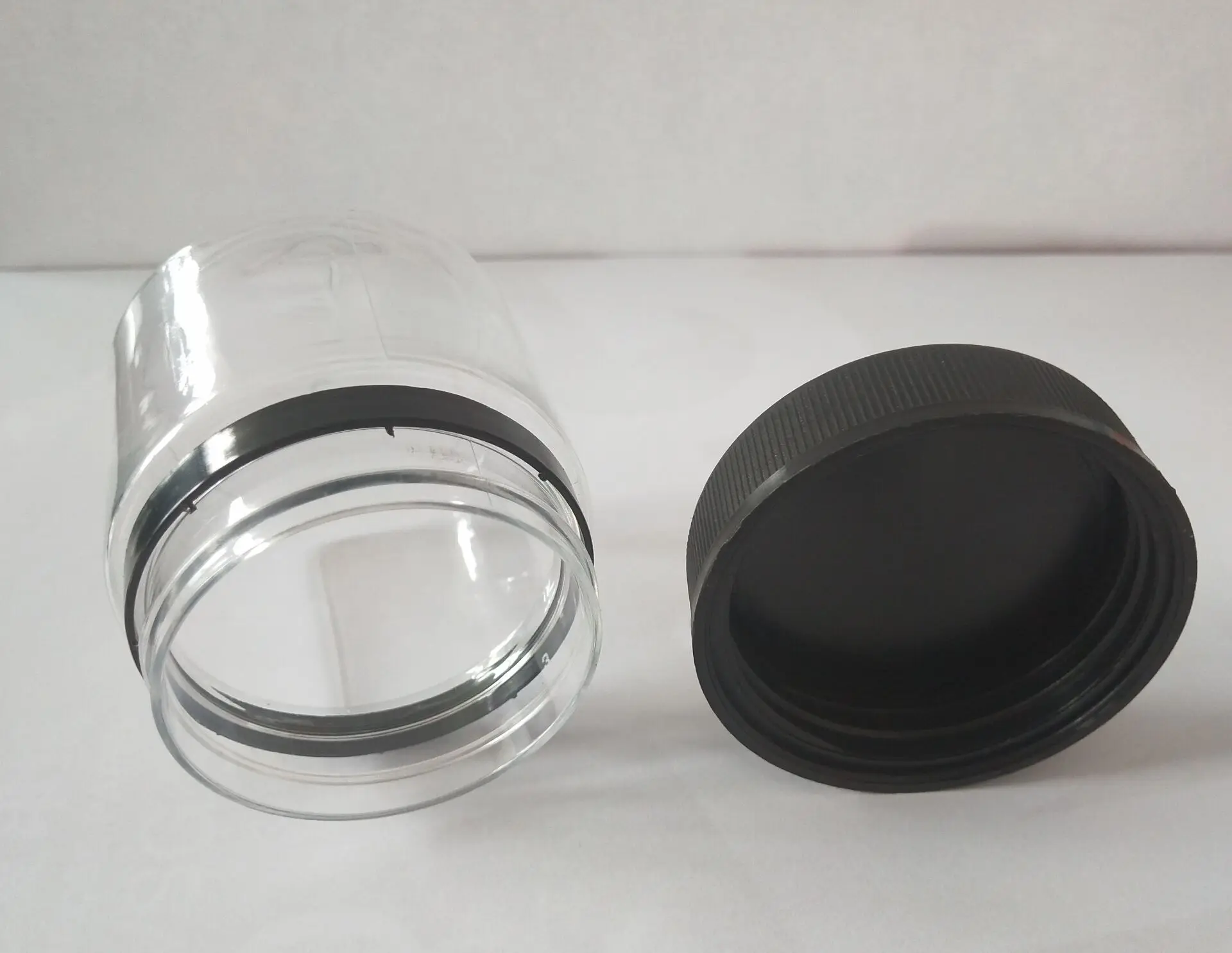 2 oz  jar with lids, Glass jar for CBD oil or flower,transparent glass jar 60 ml