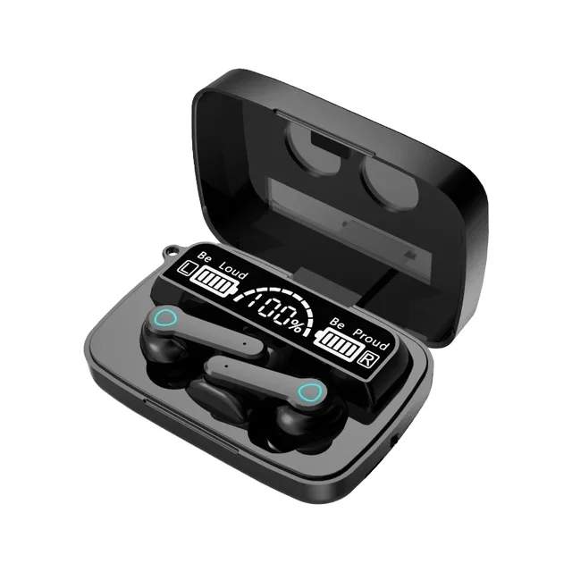 

M19 TWS Bluetooth 5.1 Wireless Headset Earphones Waterproof ports In-Ear Earbuds Headset Mini Bluetooth Earphones with Mic,10 Pieces