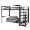 queen size apartment adult metal boys loft bed