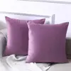 Throw Pillow Covers Velvet Pillow Cases Throw Zippered Pillow Protector Standard Cushion Cover fit Sofa Bed Wedding