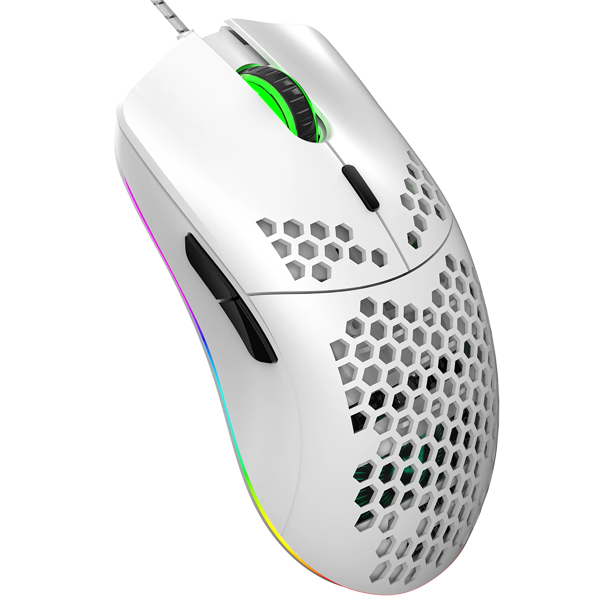 Ultra Lightweight Gaming Mouse Rgb Programmable Max 6400dpi