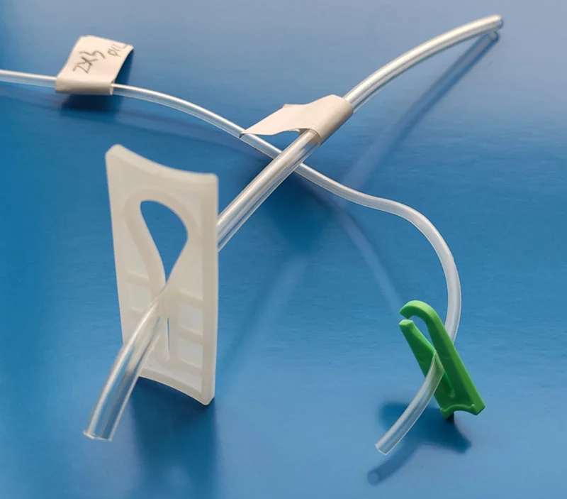 Plastic Medical Pipe Hose Slide Clip Slide Clamp For 0.510mm Tubing In