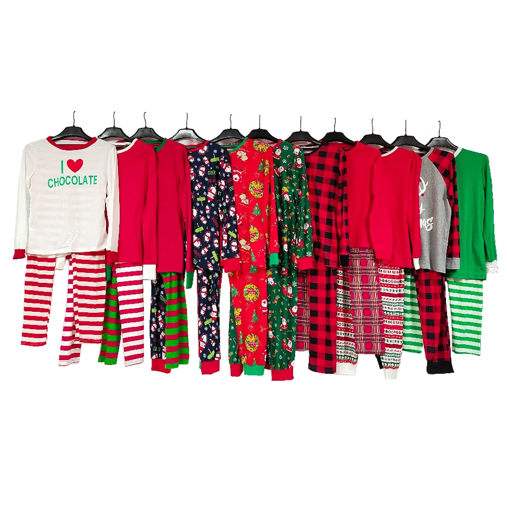 High Quality Wholesale Christmas Cute Matching Pyjamas Baby Family