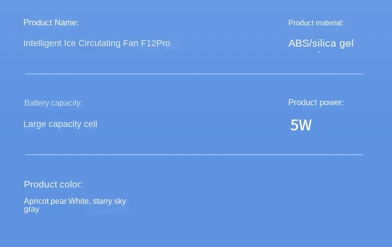Desktop Fan, USB, Portable - detail 50