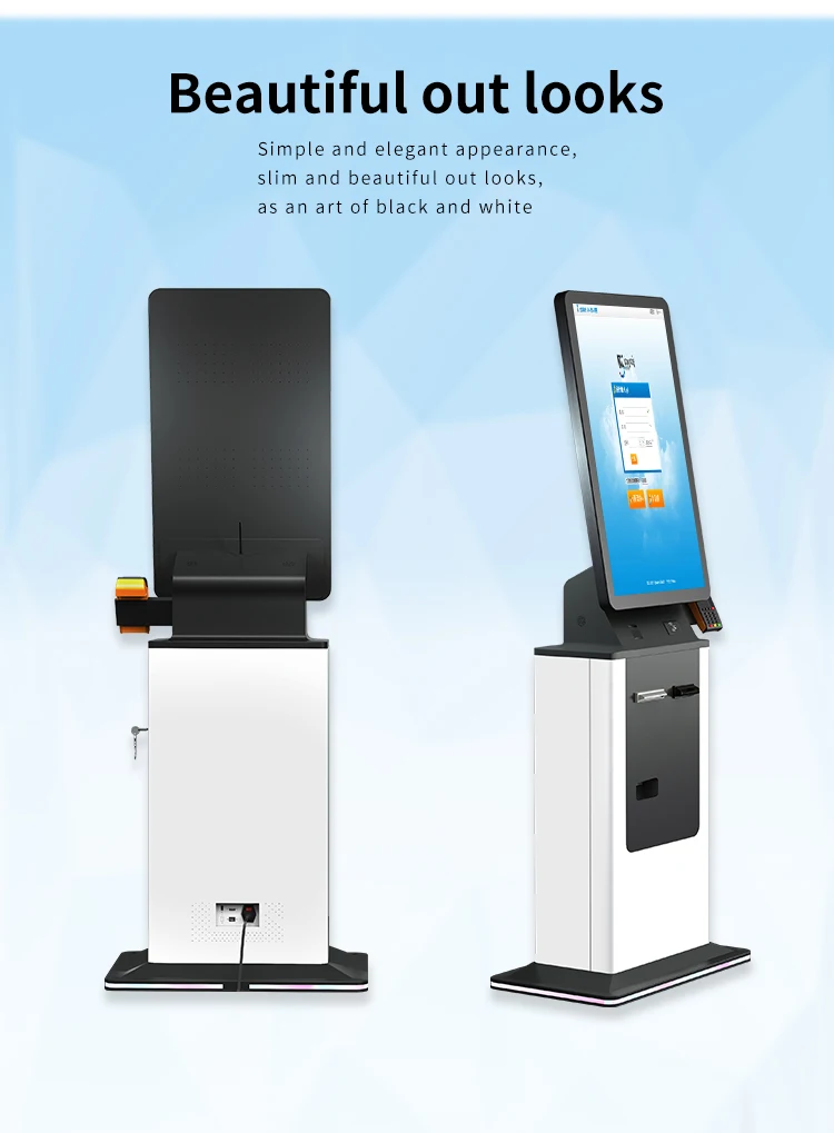 touch screen kiosk with credit card reader library kiosk