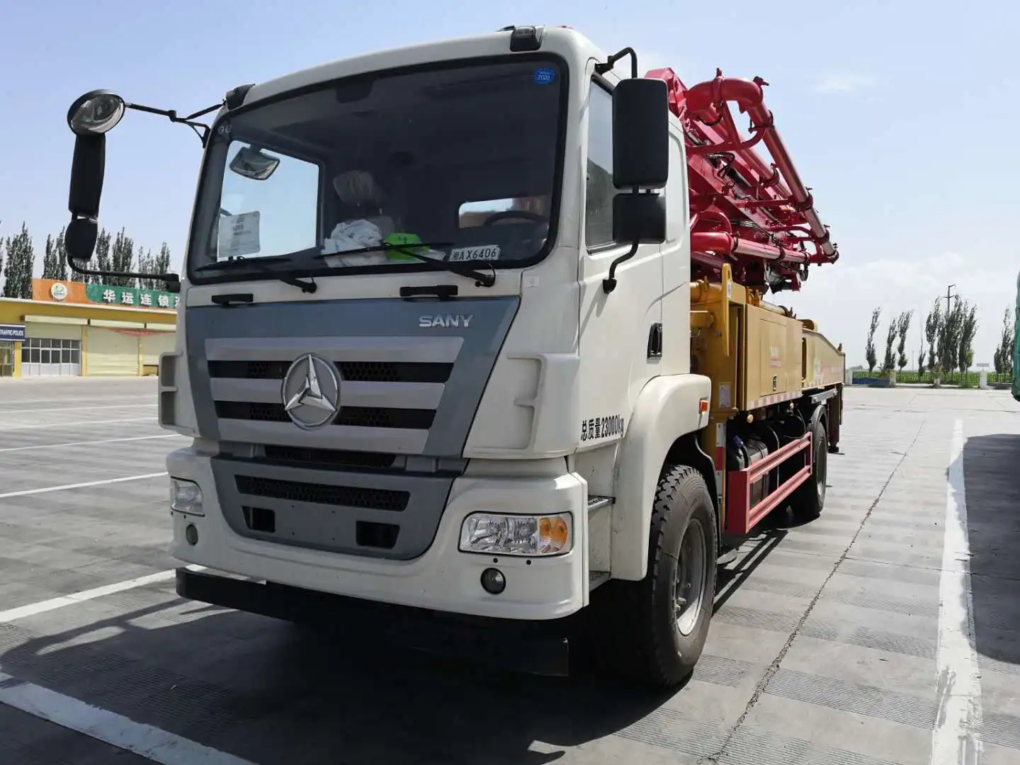 sany brand new 37m concrete pump truck for sale