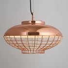 クリエイティブデザインモダンな北欧スタイルメッシュ金属ケージ LED E27 ペンダントライトシャンデリア
