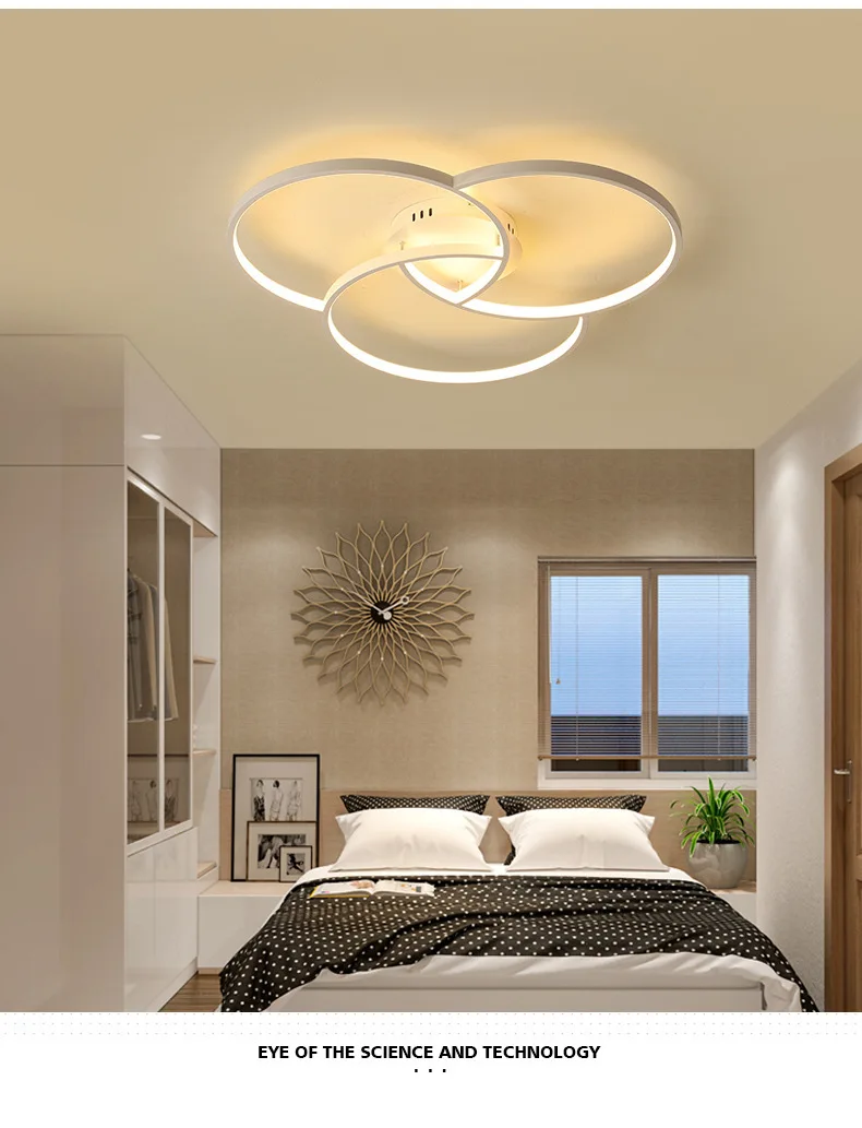 product modern nordic minimalist led ceiling light for home living room and master bedroom simple elegant circle design-27
