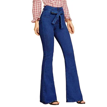 high waisted flare bell bottom jeans