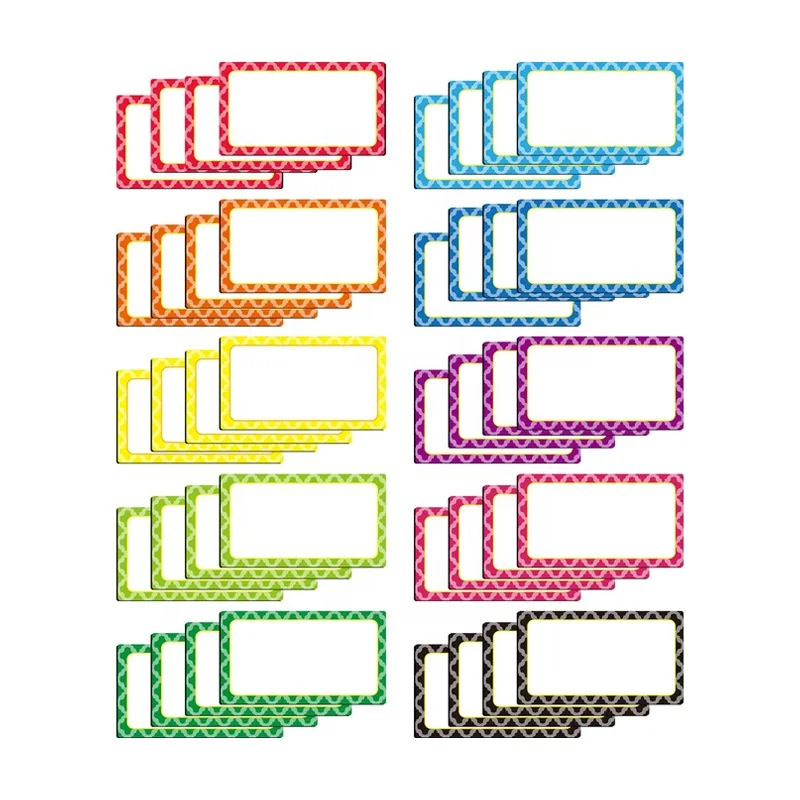 Magnetic Name Plates Dry Erase Labels White Board Nameplates Name Tags ...