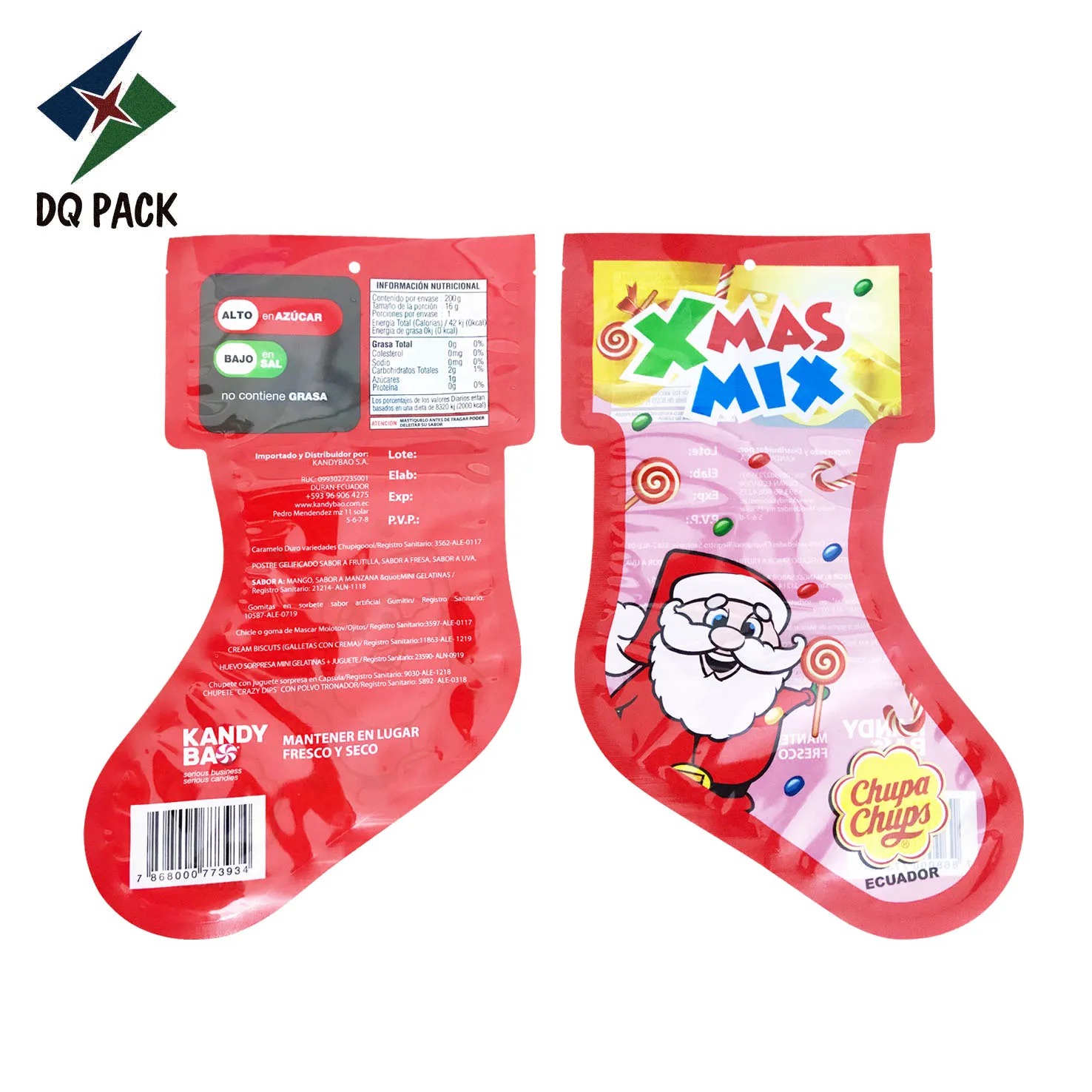 Xmas Candy Pouch Christmas Gifts Irregular Sugar Pouch Snack Shaped Sachet