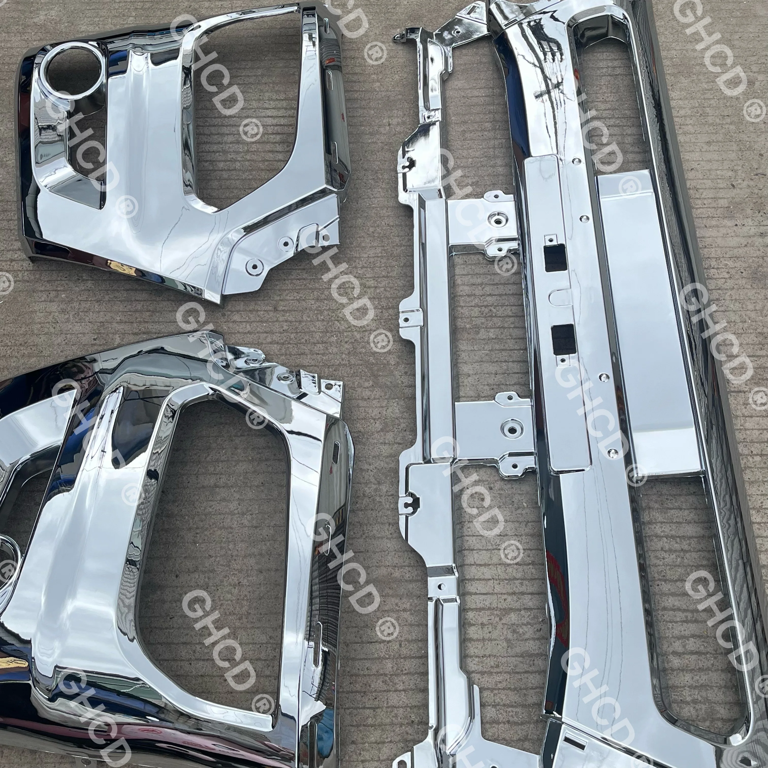 GHCD High Quality/Factory Price Chrome-plated Split Type  Bumper for Japanese Truck HINO 500 VICROT supplier