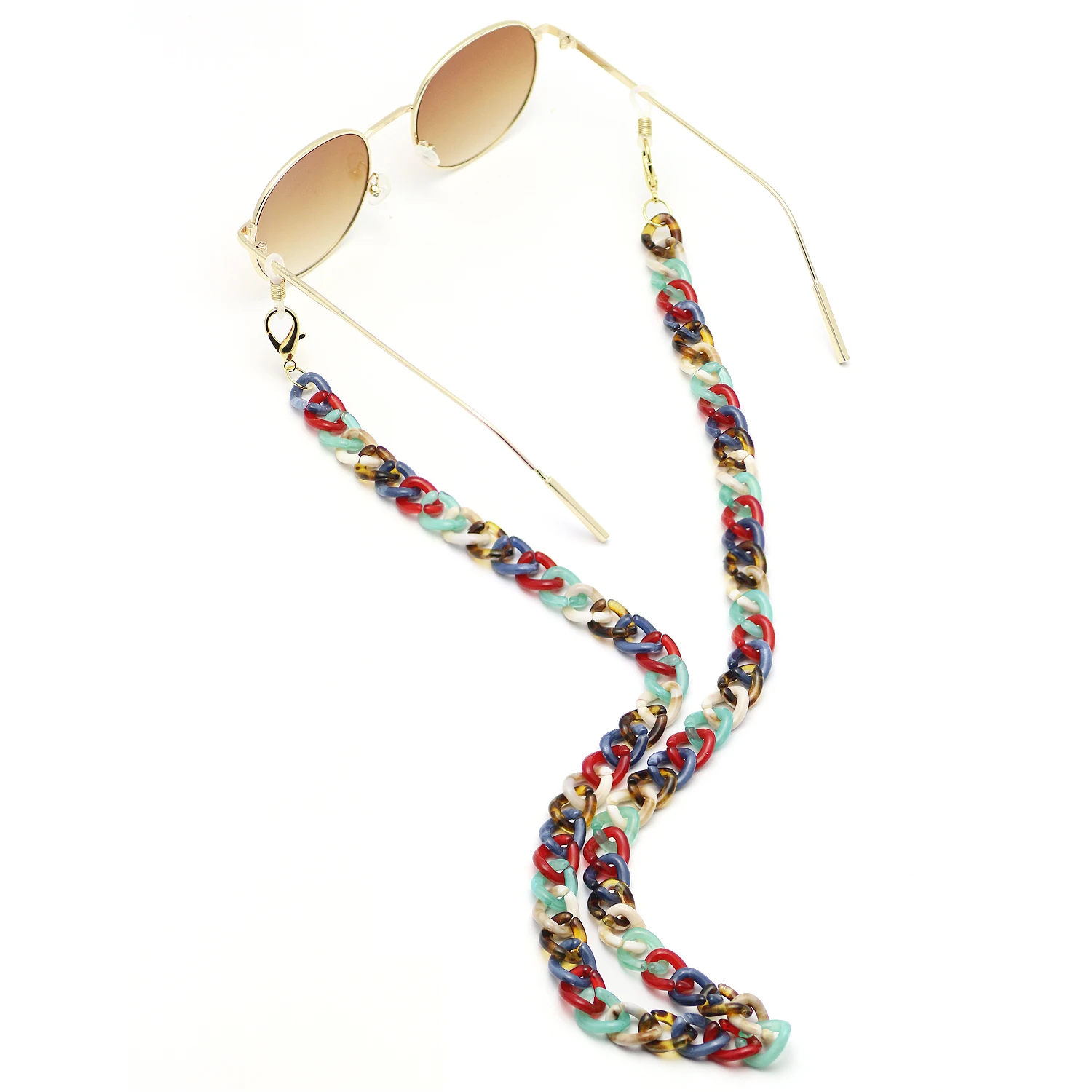 Acrylic Sunglasses Chain Women Reading Glasses Hanging Chain Glasses Chain V9W6