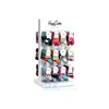 SK030 HAPPY SOCK Countertop SOCKs DISPLAY RACK WITH 24PCS OF SLATWALL HOOKS DFDISPLAY
