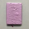 2019 PU notebook a5 with 3D effect and unicorn image