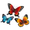 Set of 3 Home Decor Metal butterfly Wall Hanging Art Crafts