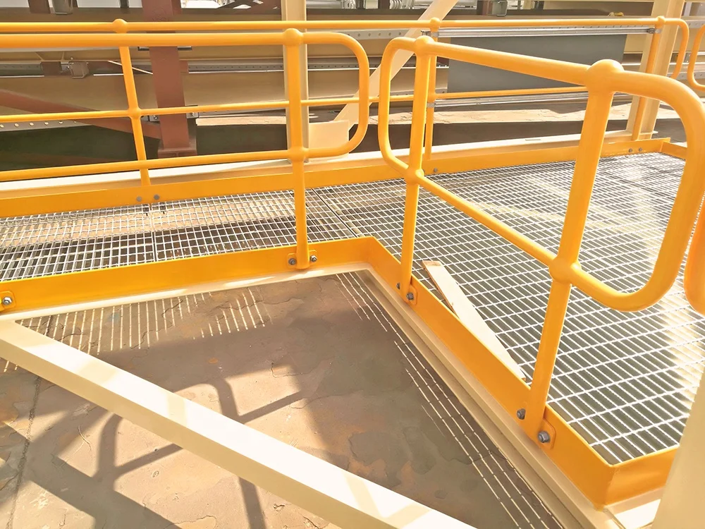 Industrial walkway Press locked galvanized steel bar grating