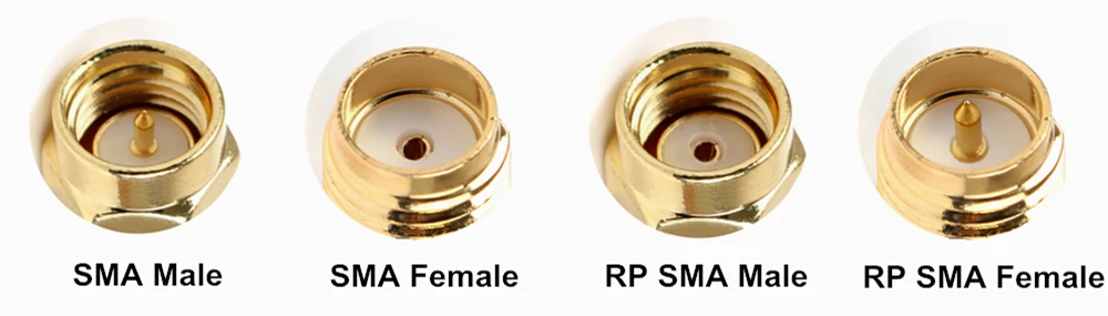 SMA Adapter SMA Female to Dual SMA Female 3 Way T Type Coaxial Adapter for Wireless Network Router LPWAN WiFi Antenna factory