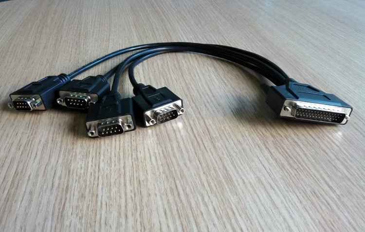 D Sub Hdb44 Breakout Board Signal Module Cable Hdb44 Db44 Male To 4xdb9 ...