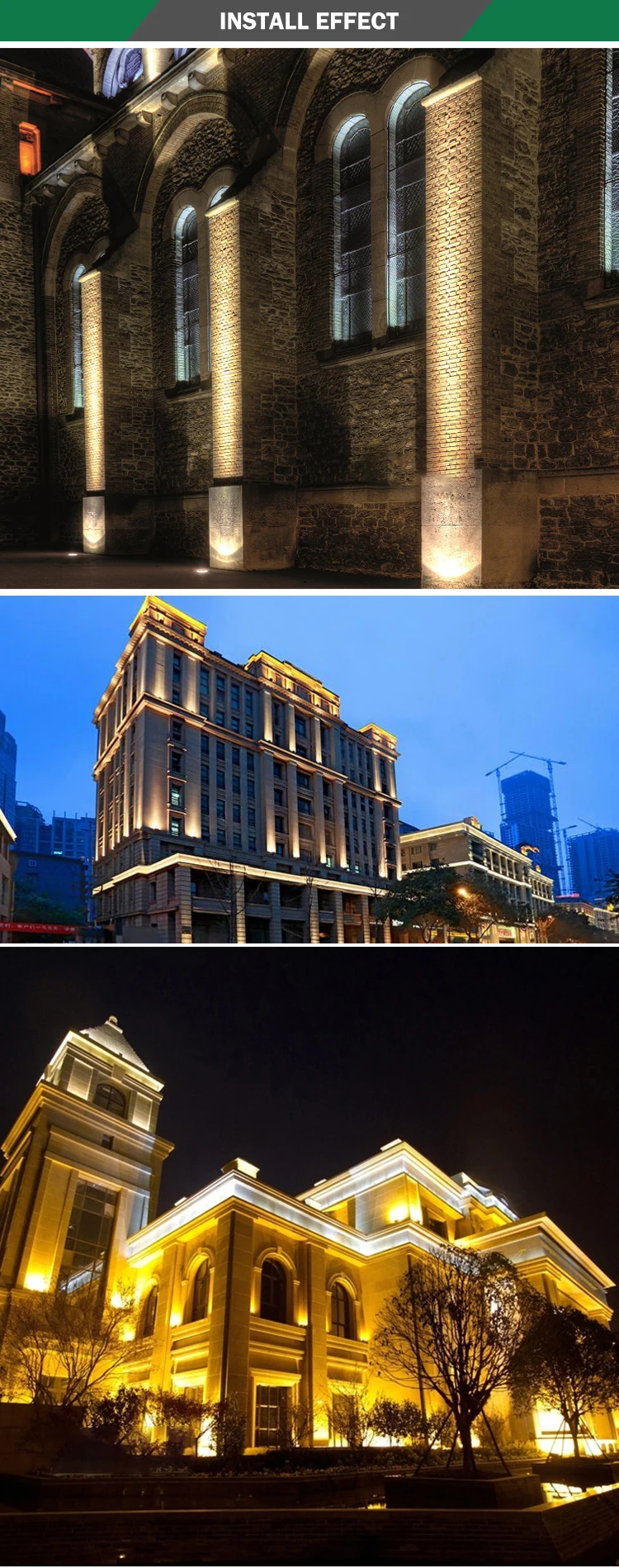 热卖ip65防水铝突出smd 6w户外酒店园林景观led泛光灯