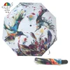 QIFENG Oil Painting New products Top-quality Distinctive creative Customized automatic umbrella 22 inch 8Z-0010