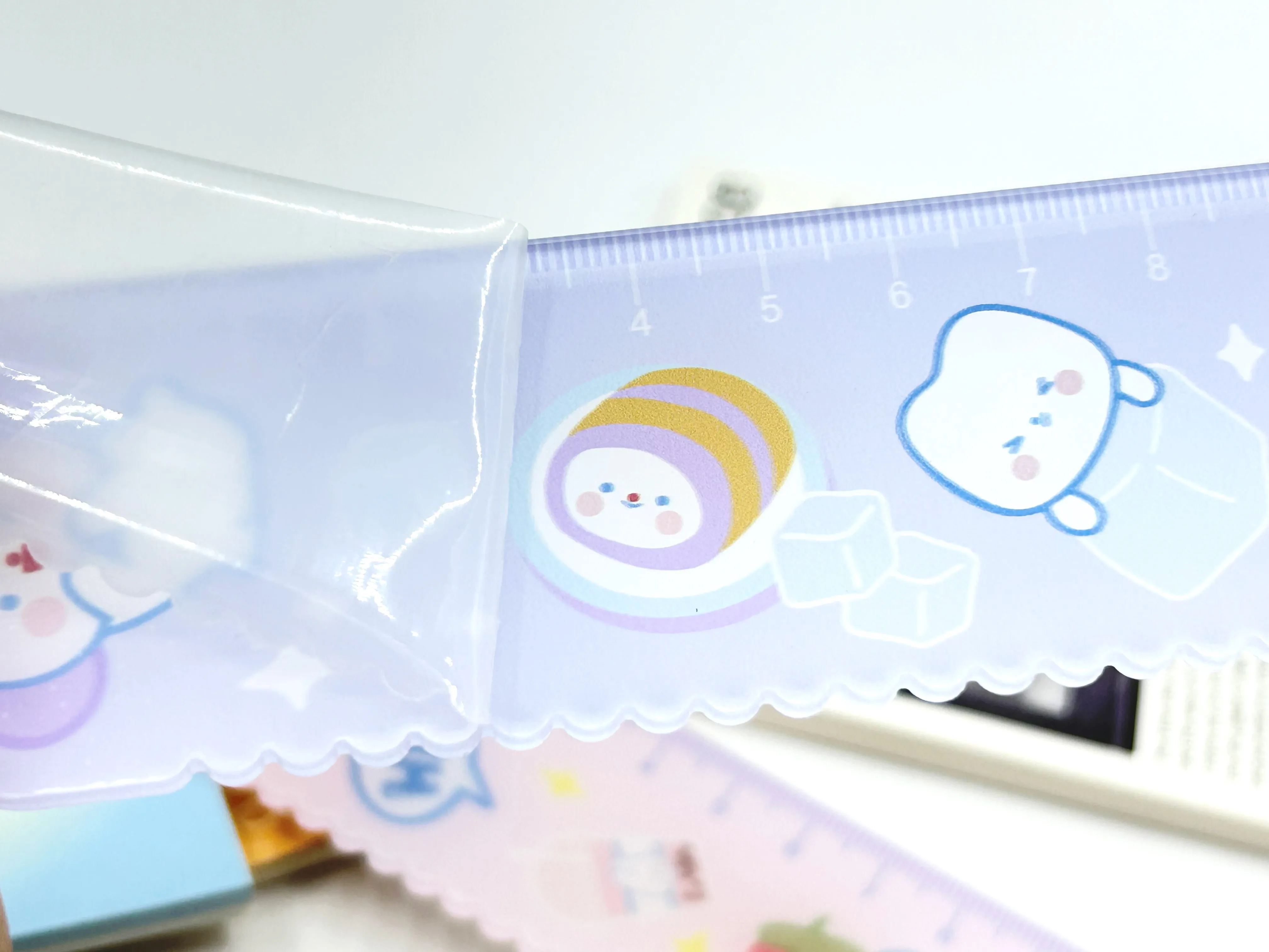 Desen Hengyao Diy Custom Color Ruler Students Kids School Acrylic