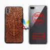 New Design Custom PU Leather Real Patterned Blank Wood Pattern Cell Phone Case for iPhone XR