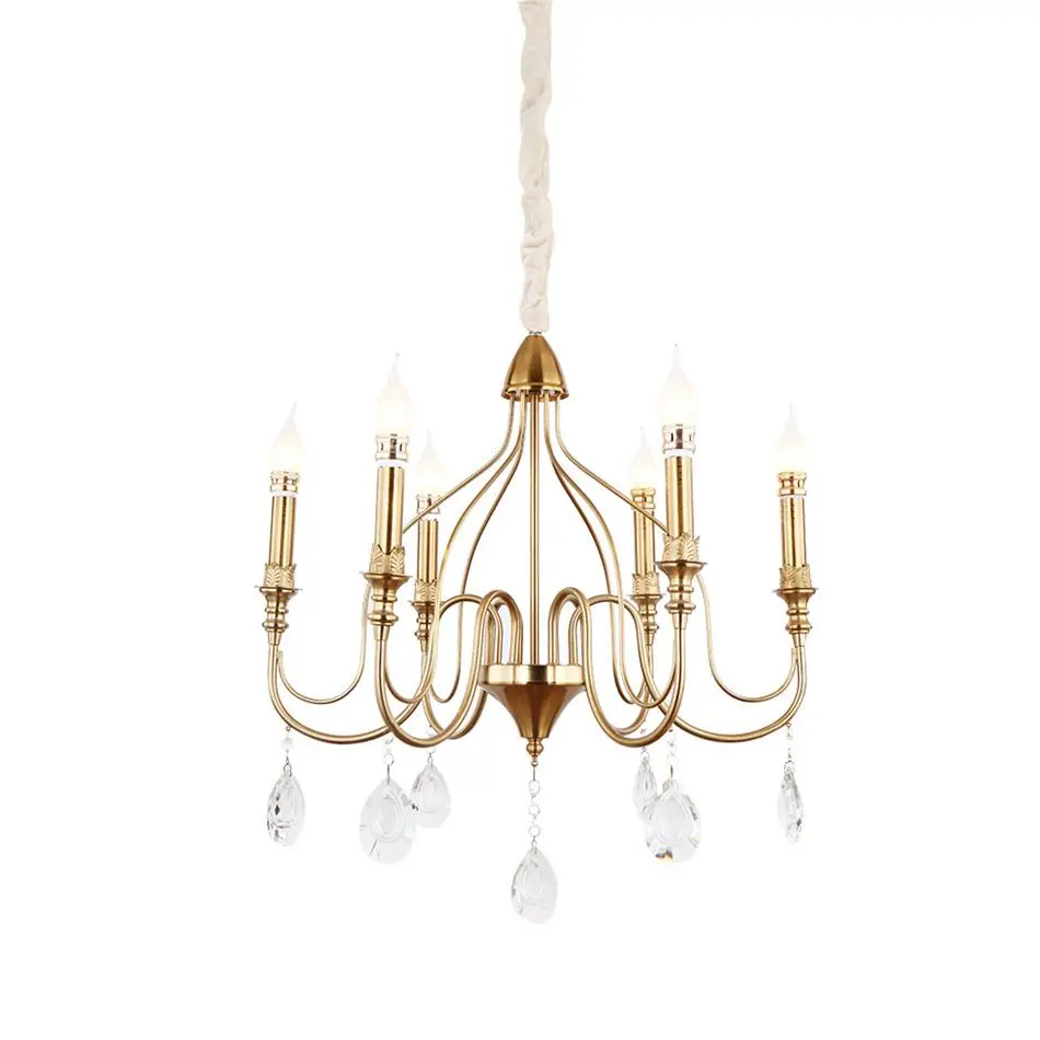 Led Oval Outdoor Hanging Light Rectangular Gold K9 Crystal Round Modern Chandelier Luxury For Dining Room