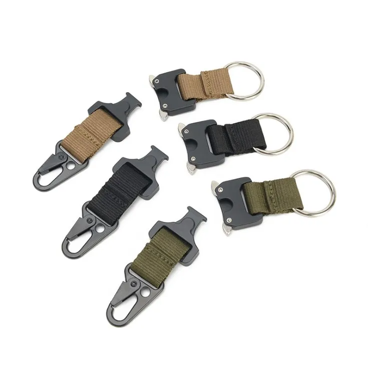 Tactical Hanging ceinture mousqueton porte-agrafe sangle boucle clip sac à  ZH 