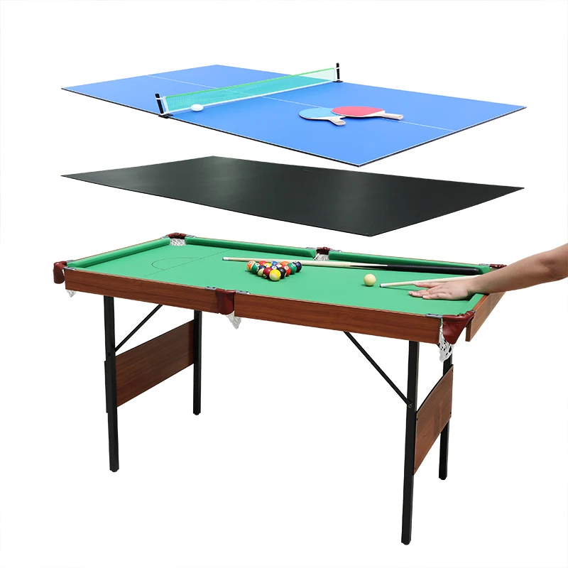 Modern Design 3 In 1 Multi Functions 6feet Folding Leg Billiard Table