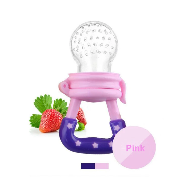 2019 Hot Seller Silicone Fresh Fruit Milk Nibbler Feeding Safe Kids Supplies Nipple Teat Pacifier Bottles