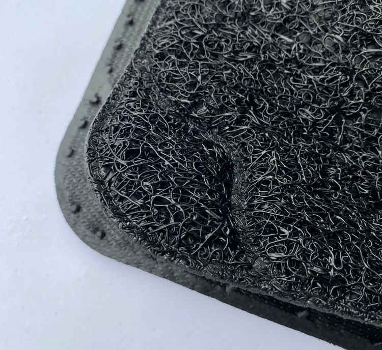 Custom Size Shape Design Pvc Coil Car Foot Mat Carpet For Car 3pcs 4pcs