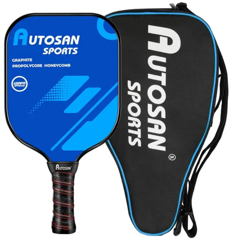 USAPA Approved PickleBall Paddle Graphite Racket Honeycomb Core USA with Cover 