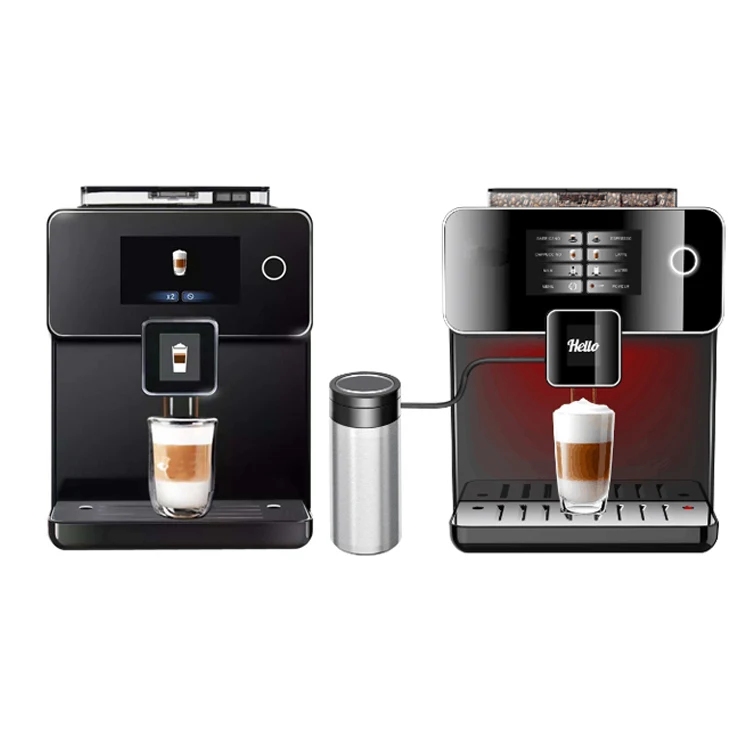 Nieuwe stijl 19 bar Italy Pump Fully Automatic Coffee Machine for Espresso Long coffee cappuccino Latte